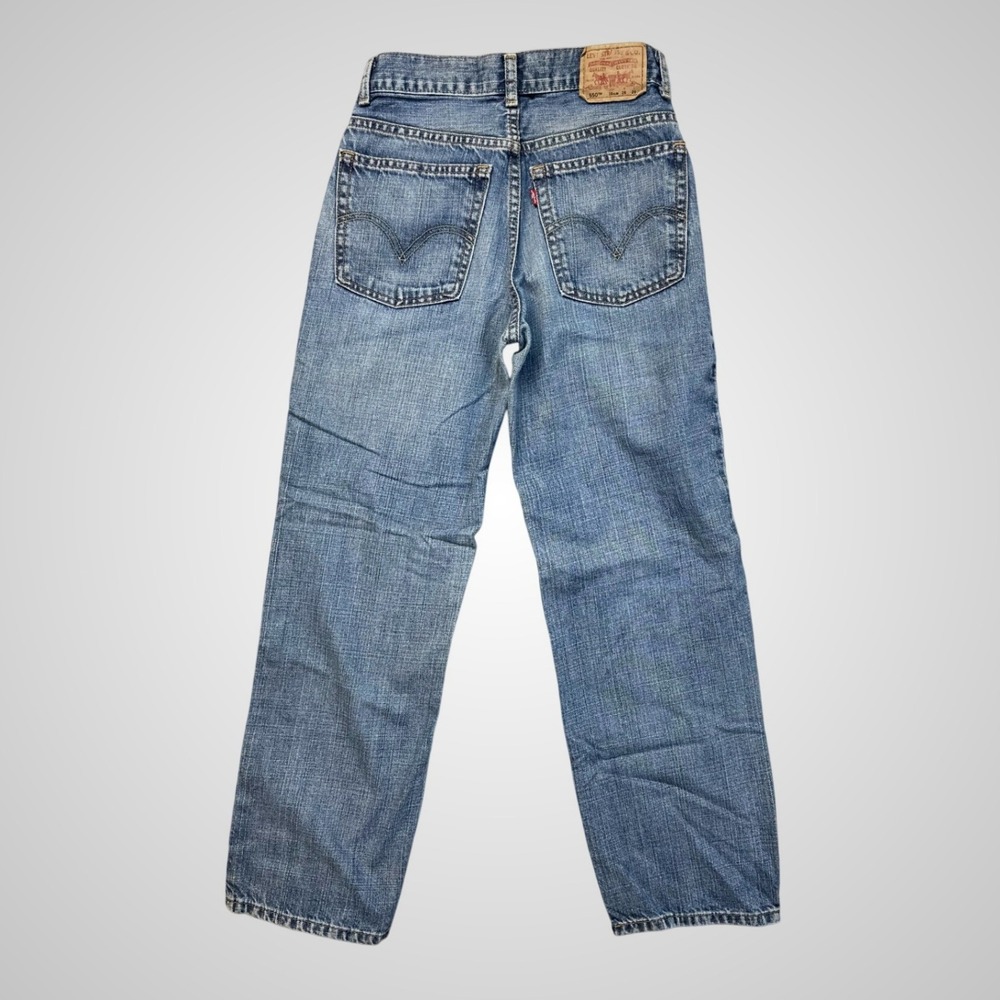 Levi's 550 Relaxed Fit Jeans Womens Slim Size 26x28 Blue Medium Wash - Picture 2 of 11